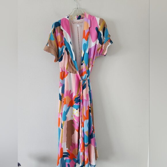 Hutch Multicolor Wrap Dress - Picture 5 of 8